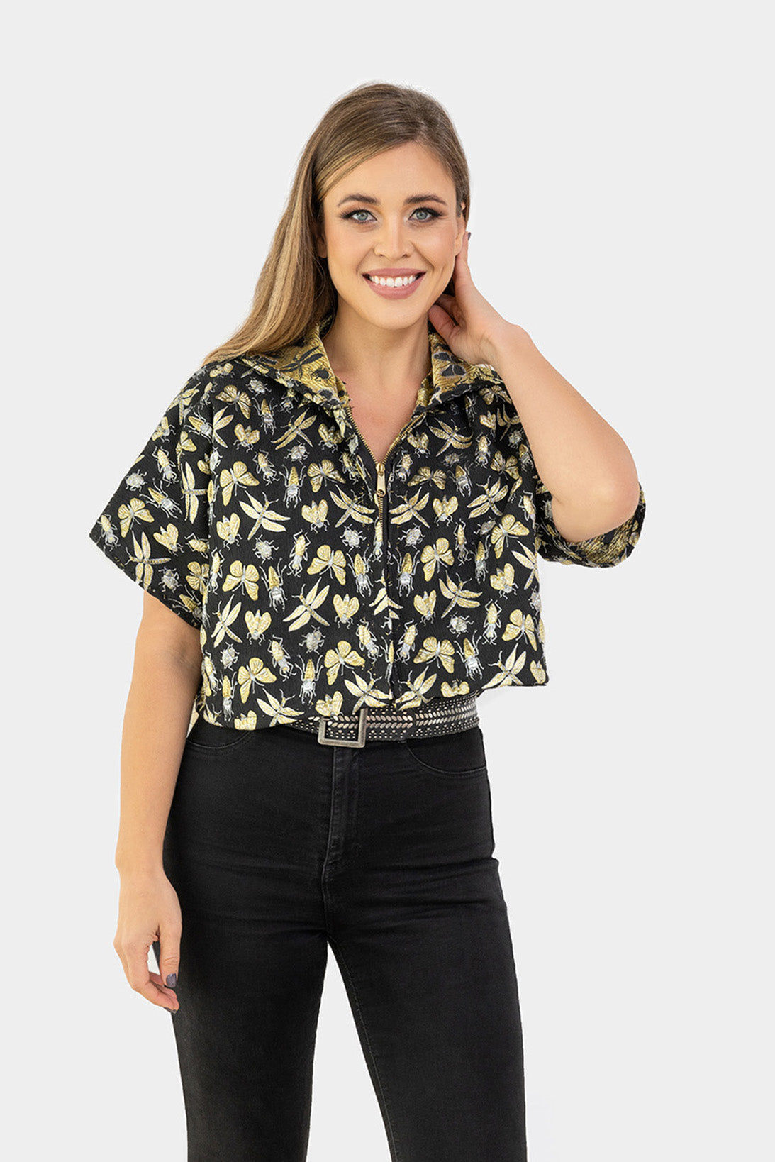 Black Scarab Reversible Hooded Jacket