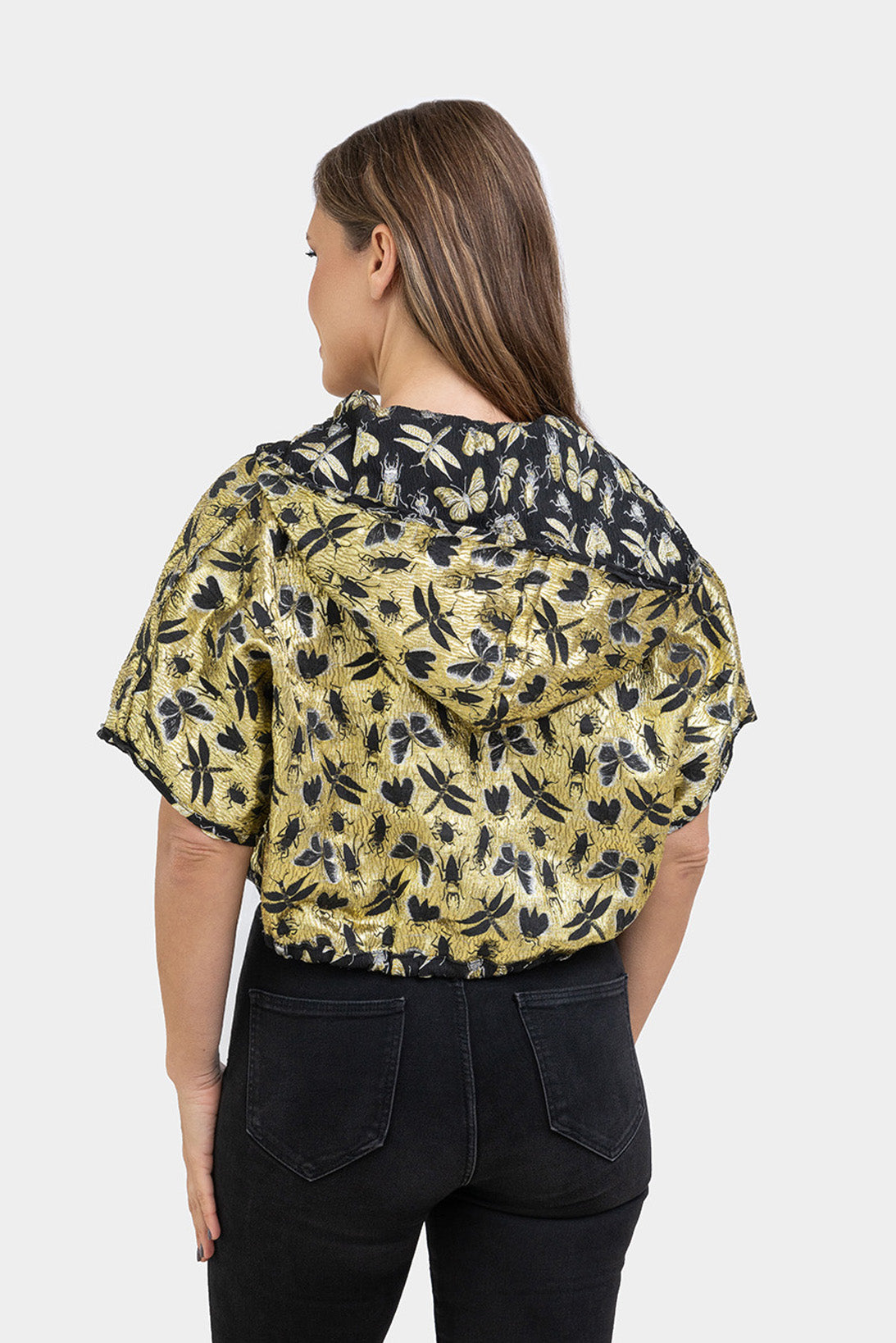 Black Scarab Reversible Hooded Jacket